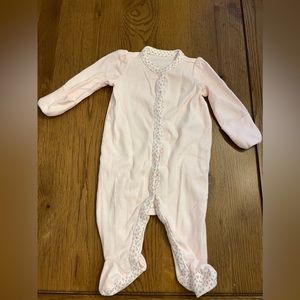 Ralph Lauren Baby Girl Pink Button Up Onesie